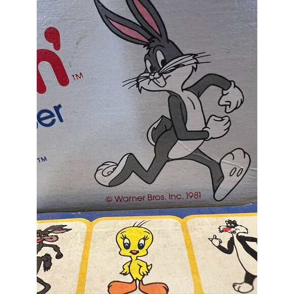 Warner Bros. Groovin Moovin Stamper With Motion Maker Stamp Pad 1981 Bugs Bunny - Picture 4 of 5